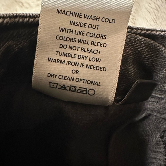 Flying Monkey Black High Rise Straight Leg Ripped Distressed Jeans - Picture 14 of 15